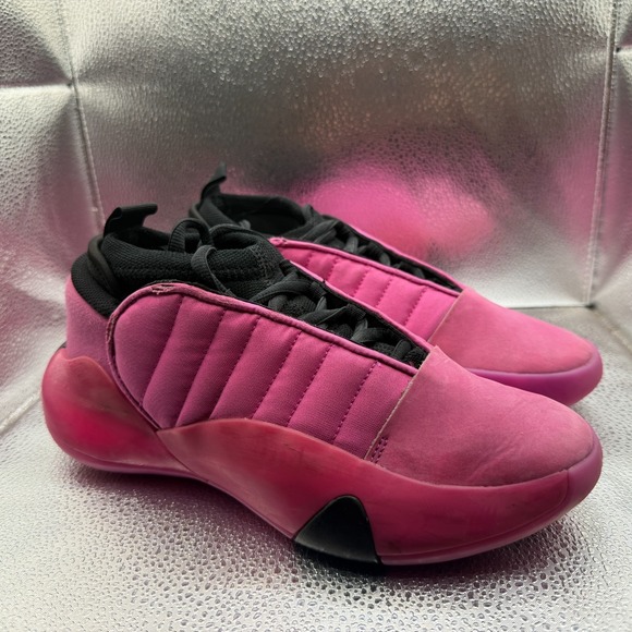 Size 6 Adidas Harden Vol. 7 Lucid Fuchsia Pink Mens Basketball Shoes HP3019